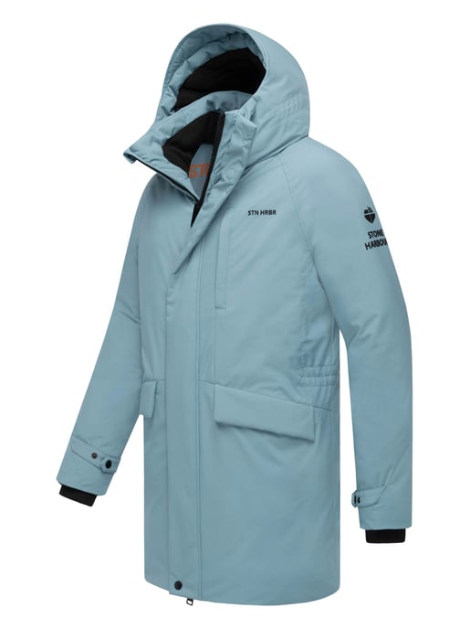 Stone Harbour Herren Winterjacke Emriis mit Fleecefutter & Kapuze - Image 3