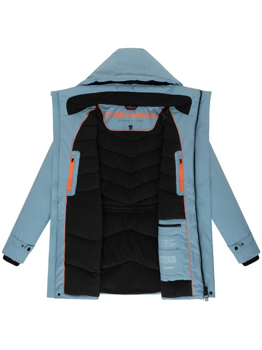 Stone Harbour Herren Winterjacke Emriis mit Fleecefutter & Kapuze - Image 5