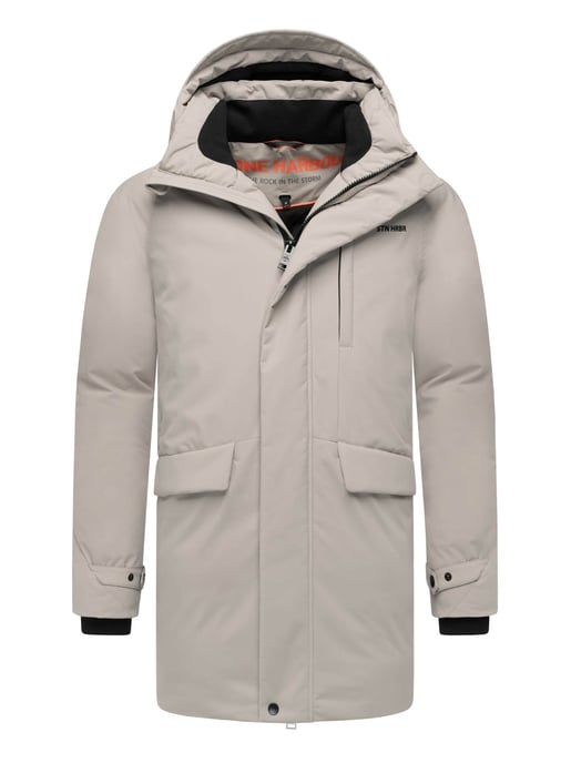 Stone Harbour Herren Winterjacke Emriis mit Fleecefutter & Kapuze - Image 1
