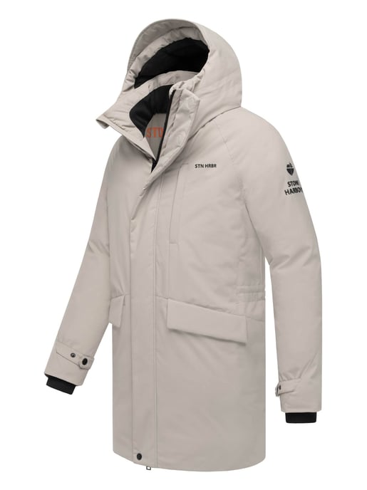 Stone Harbour Herren Winterjacke Emriis mit Fleecefutter & Kapuze - Image 3