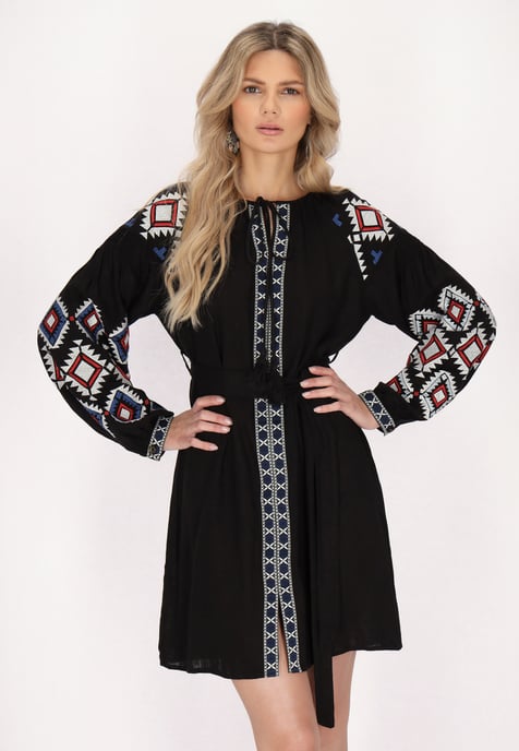 usha Kleid Damen schwarz - Image 3