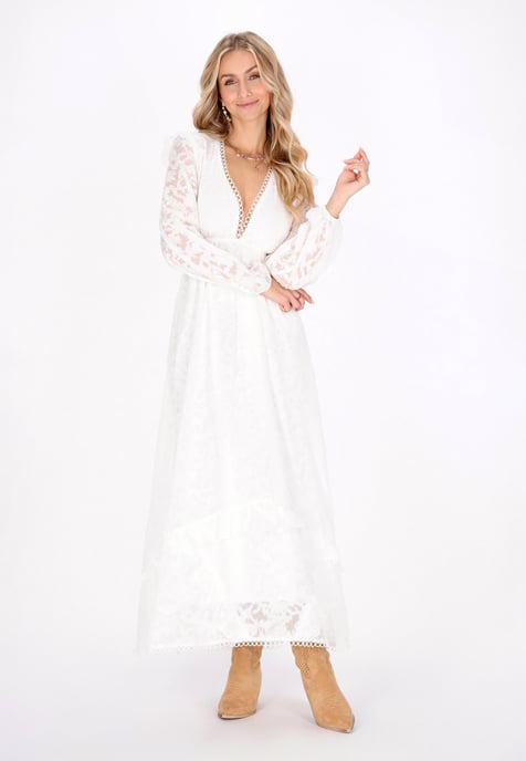 IZIA Kleid Frauen Weiß - Image 3
