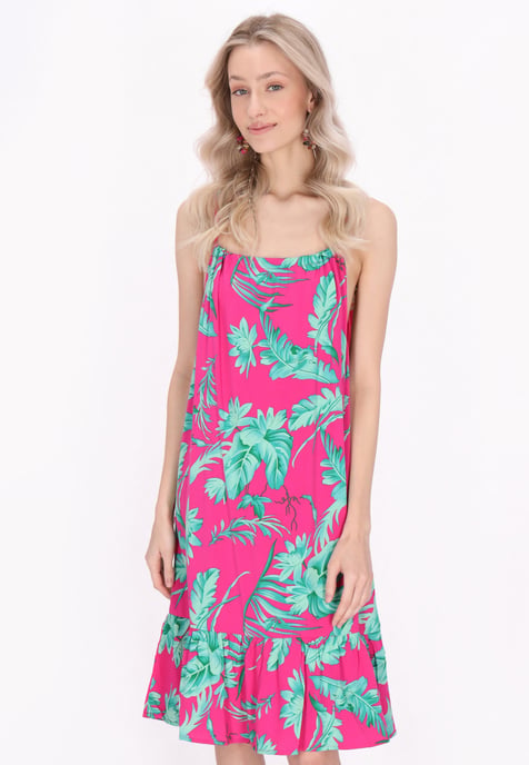 IZIA Kleid Frauen rosa türkis - Image 3