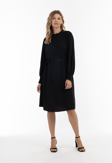 usha Midikleid Damen schwarz - Image 4