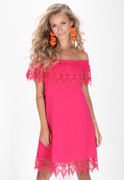 IZIA Kleid Frauen Fuchsie - Image 3