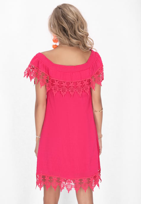 IZIA Kleid Frauen Fuchsie - Image 4
