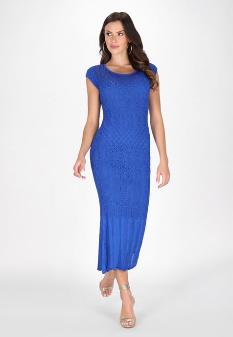 Faina Kleid Frauen Blau - Image 3