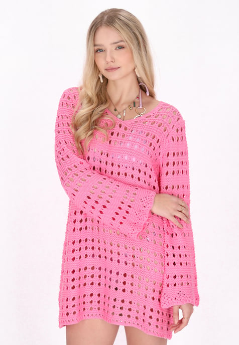 IZIA Kleid Frauen Rosa - Image 3