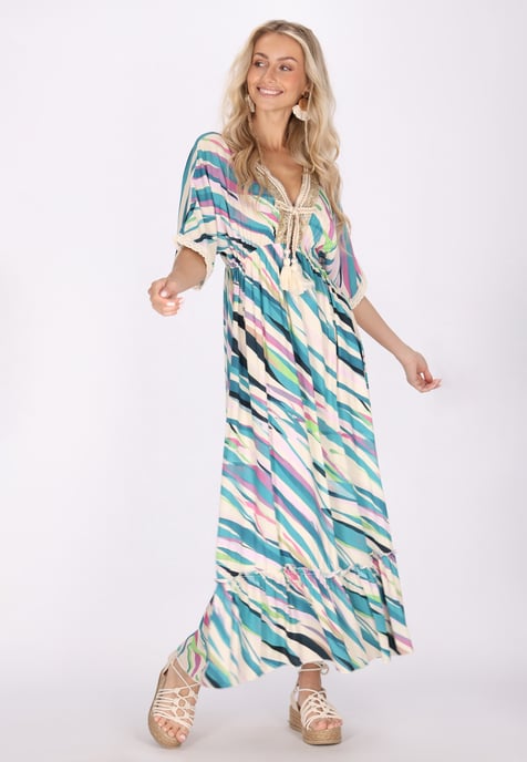 IZIA Kleid Damen Grün Mehrfarbig - Image 2