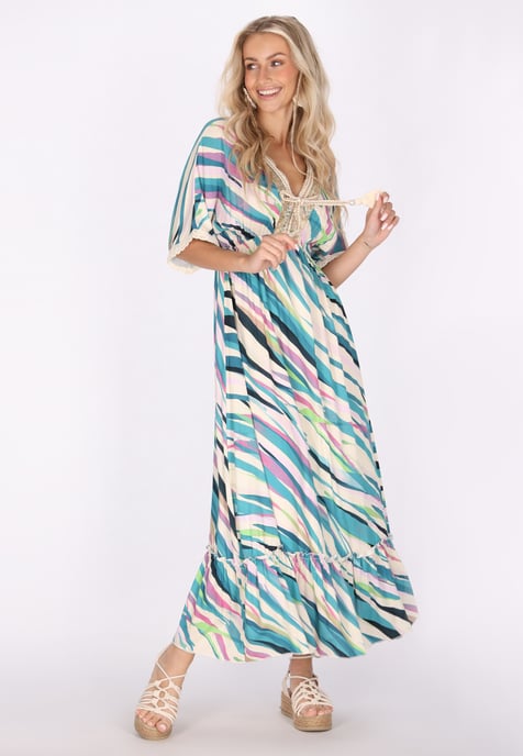 IZIA Kleid Damen Grün Mehrfarbig - Image 3