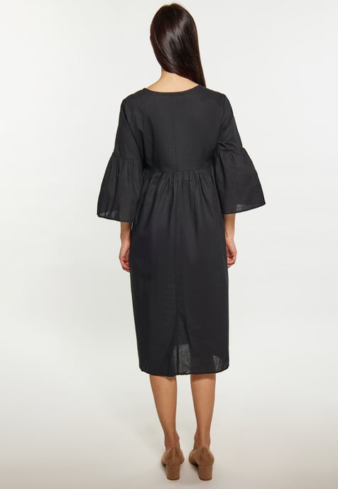 usha Kleid Damen schwarz - Image 4