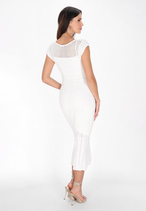 Faina Kleid Frauen cremefarben - Image 4
