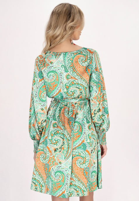 usha Kleid Damen Grün Mehrfarbig - Image 4