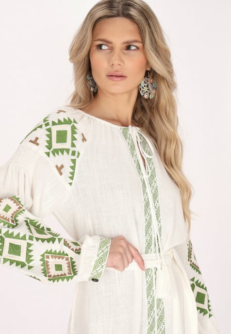 usha Kleid Damen weiss - Image 5