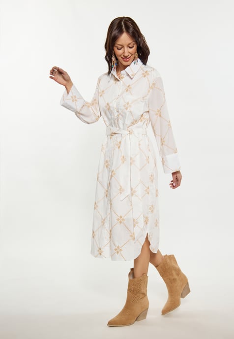 usha Kleid Damen weiss - Image 3