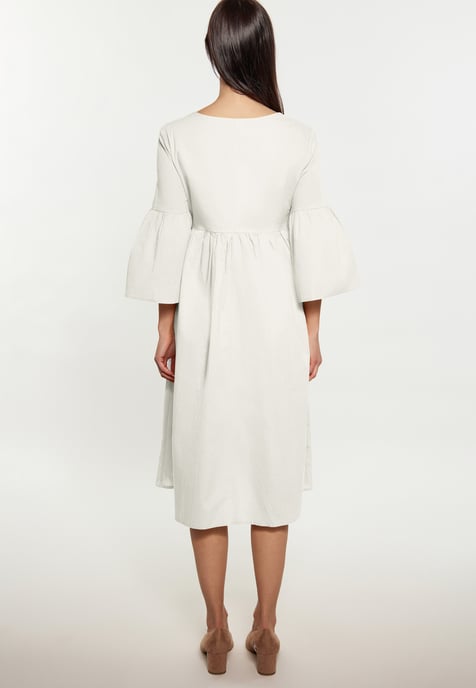 usha Kleid Damen weiss - Image 4