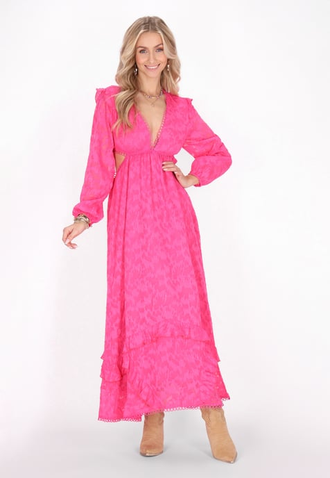 IZIA Kleid Frauen Fuchsie - Image 2