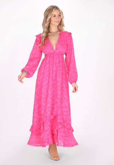IZIA Kleid Frauen Fuchsie - Image 3