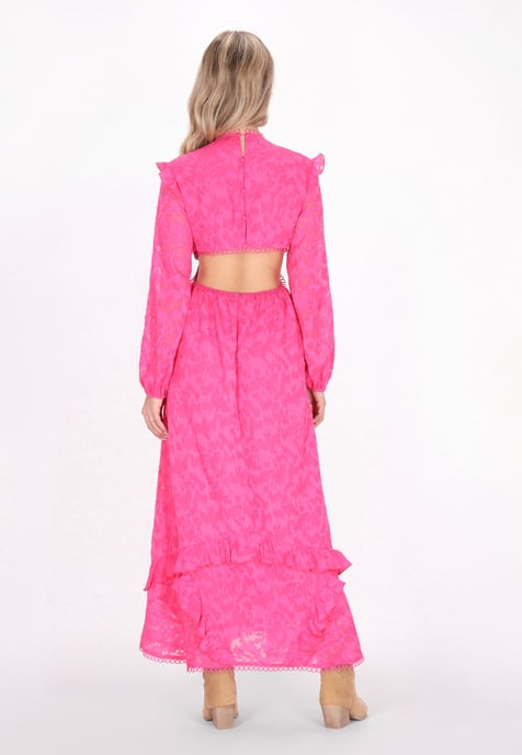 IZIA Kleid Frauen Fuchsie - Image 4