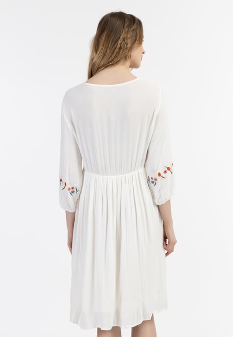 usha Kleid Damen weiss - Image 4