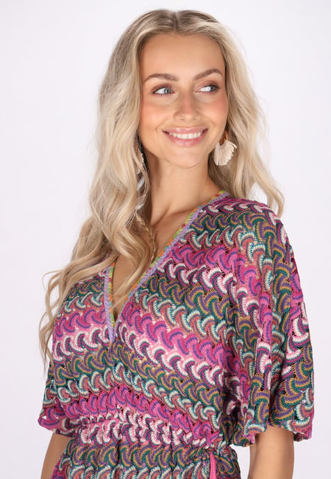IZIA Kleid Damen Rosa Mehrfarbig - Image 5