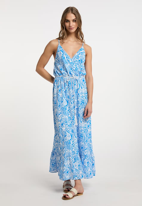 IZIA Kleid Damen blau weiss - Image 2