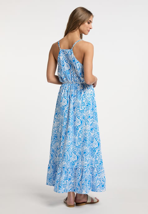 IZIA Kleid Damen blau weiss - Image 3