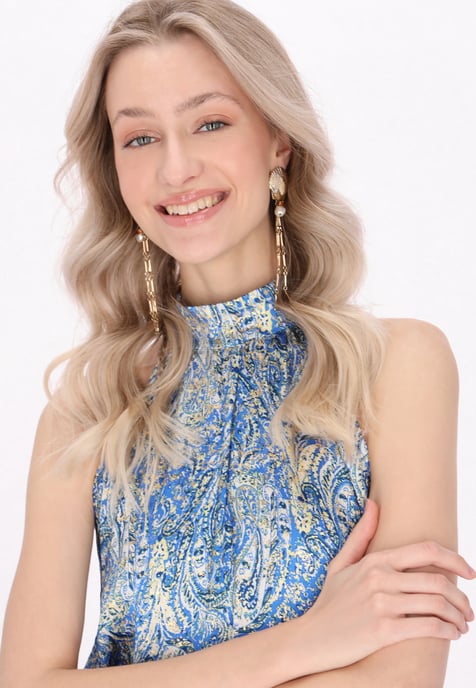 IZIA Kleid Frauen blau mehrfarbig - Image 5