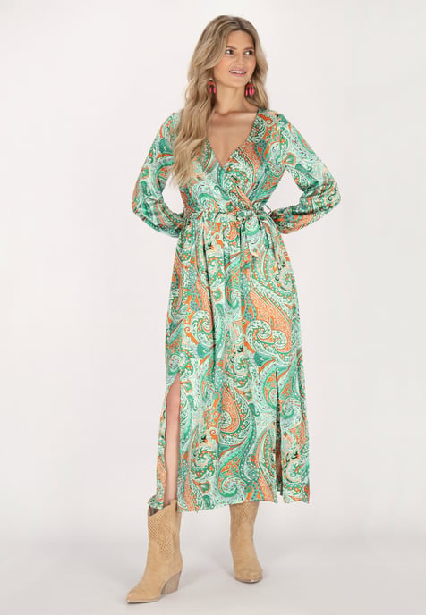 usha Kleid Damen Grün Mehrfarbig - Image 2