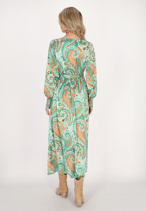 usha Kleid Damen Grün Mehrfarbig - Image 4