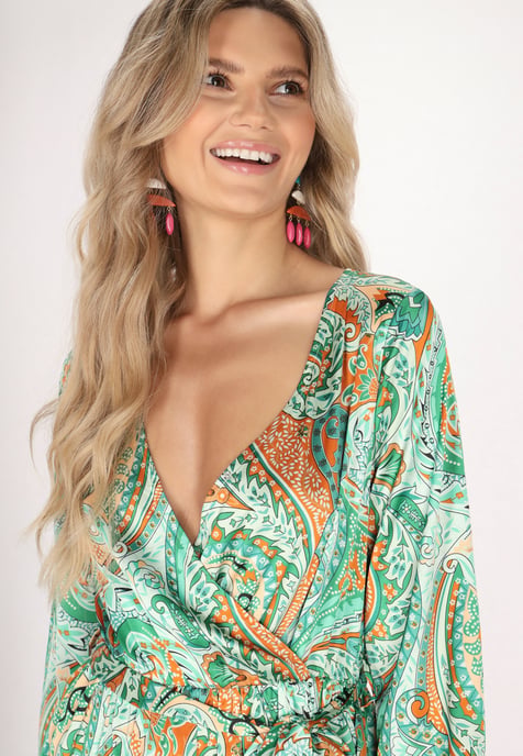 usha Kleid Damen Grün Mehrfarbig - Image 5