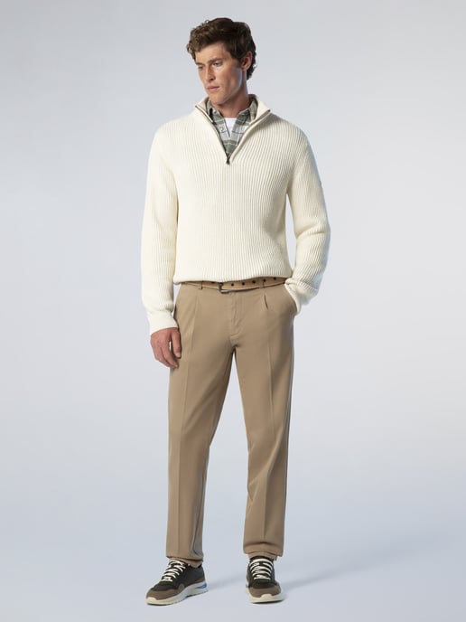 North Sails Pullover Fisherman's Rib mit halbem Reißverschluss - Image 4