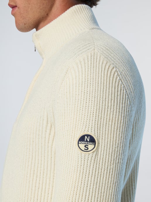 North Sails Pullover Fisherman's Rib mit halbem Reißverschluss - Image 5