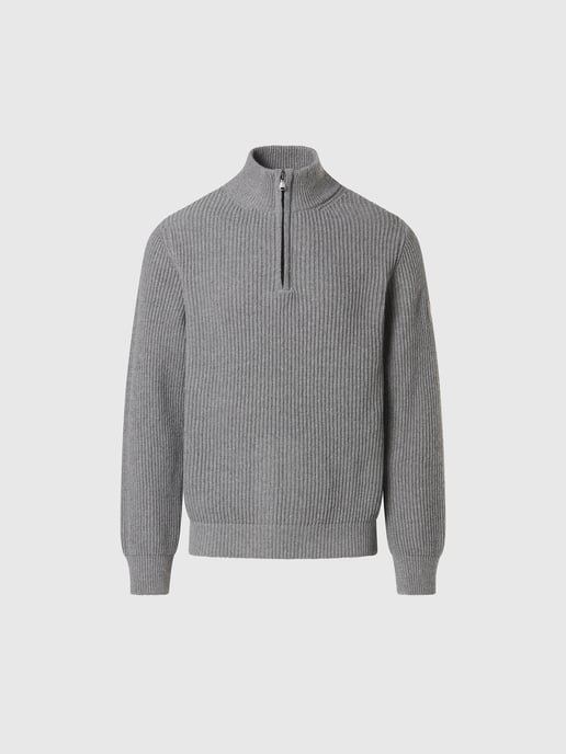 North Sails Pullover Fisherman's Rib mit halbem Reißverschluss - Image 3