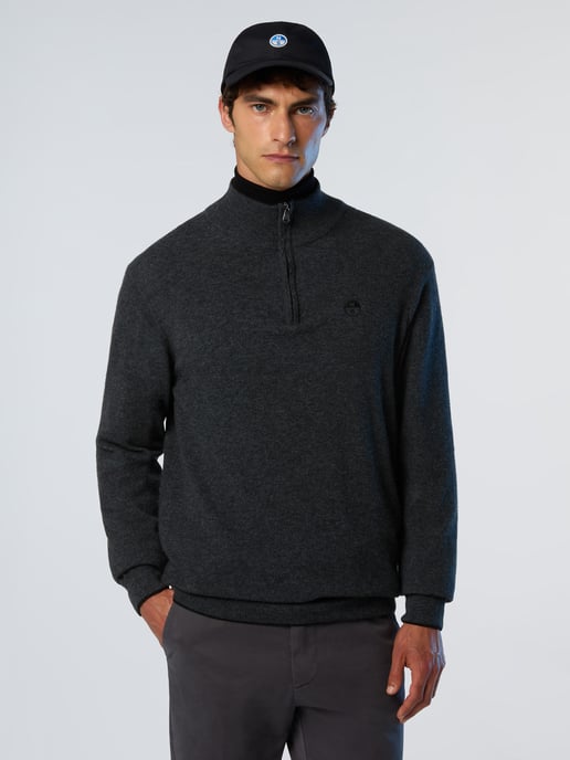 North Sails Pullover Halber Reißverschluss aus Kaschmirmischung - Image 1