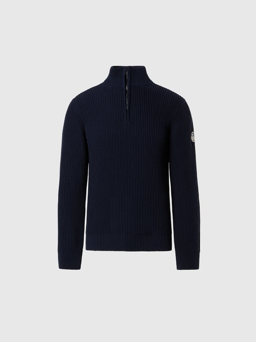 North Sails Pullover Fisherman's Rib mit halbem Reißverschluss - Image 3