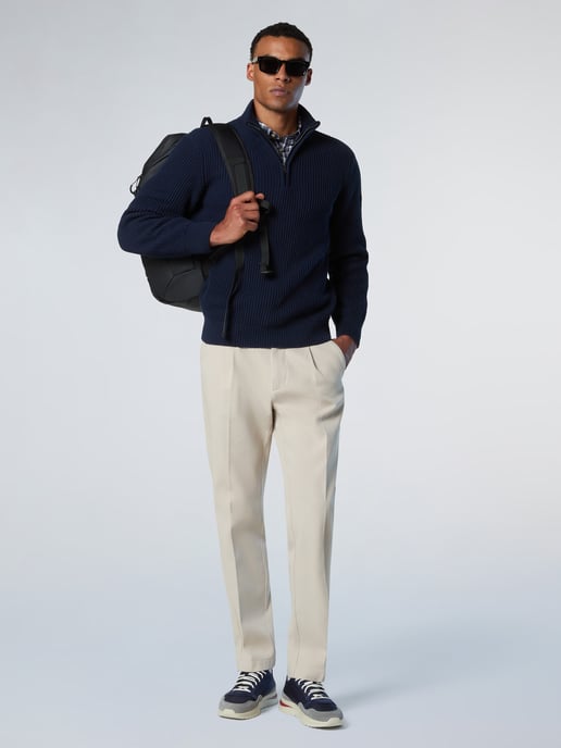 North Sails Pullover Fisherman's Rib mit halbem Reißverschluss - Image 4