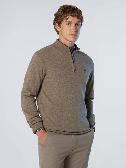 North Sails Pullover Halber Reißverschluss aus Kaschmirmischung - Image 1