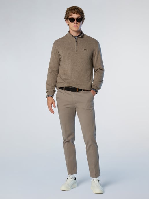 North Sails Pullover Halber Reißverschluss aus Kaschmirmischung - Image 4