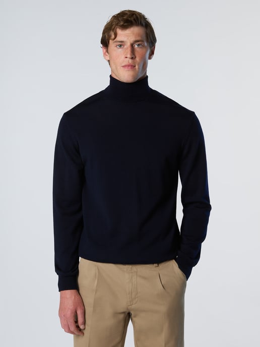 North Sails Pullover Rollkragenpullover aus Merinowolle - Image 1