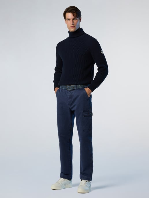 North Sails Pullover Fischerrippe Rollkragenpullover - Image 4