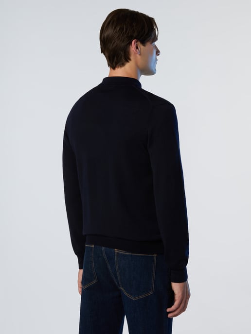 North Sails Pullover Poloshirt aus Merinowolle - Image 2