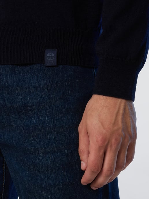 North Sails Pullover Poloshirt aus Merinowolle - Image 5
