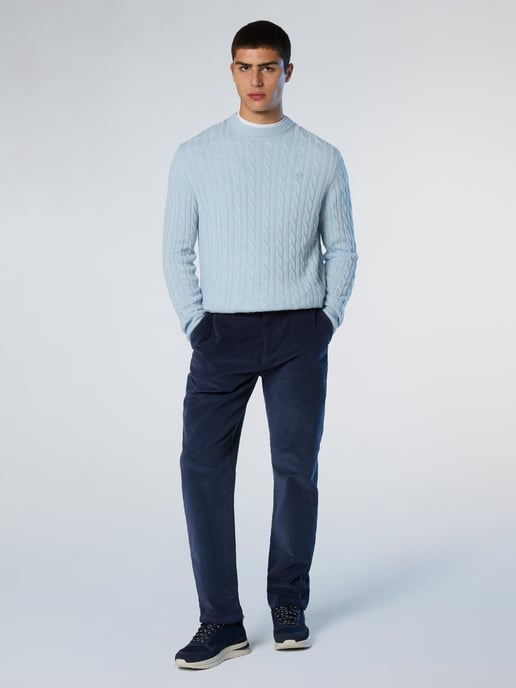 North Sails Pullover Rundhalsausschnitt mit Zopfmuster - Image 4