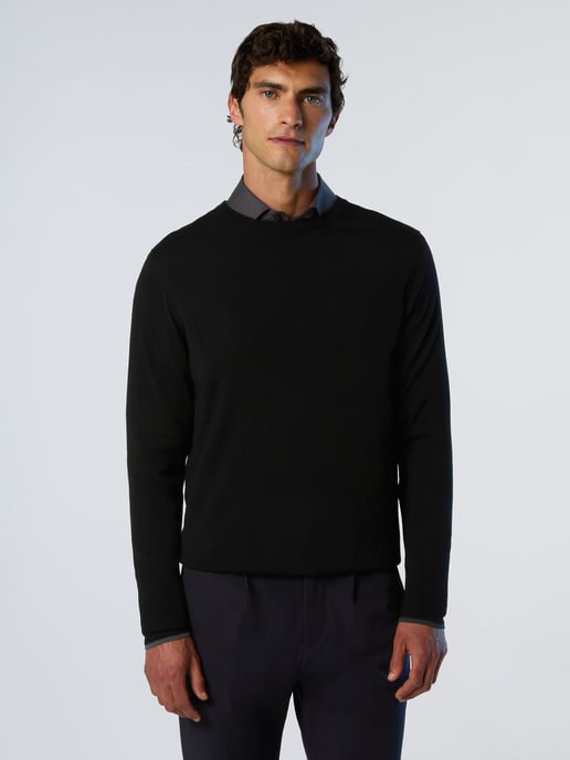 North Sails Pullover Rundhalsausschnitt mit Schlitzen - Image 1