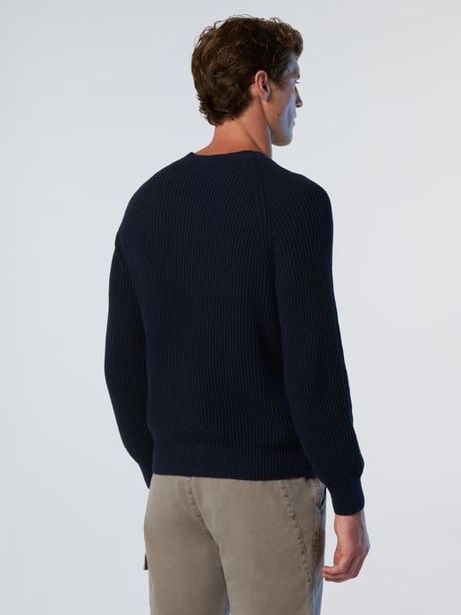 North Sails Pullover Fischerrippe mit Rundhalsausschnitt - Image 2