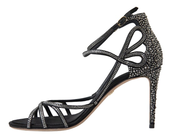 Kristallverzierte Sandalen Schwarz - Image 2