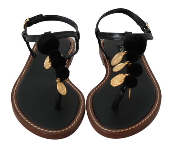 Dolce Gabbana Pompom Sandalen - Image 2