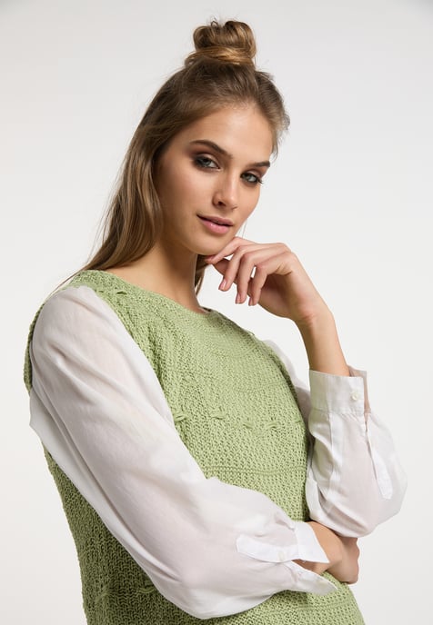 usha Strickkleid Damen Minze - Image 5
