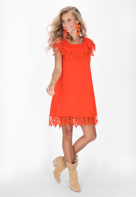 IZIA Kleid Frauen orange - Image 2